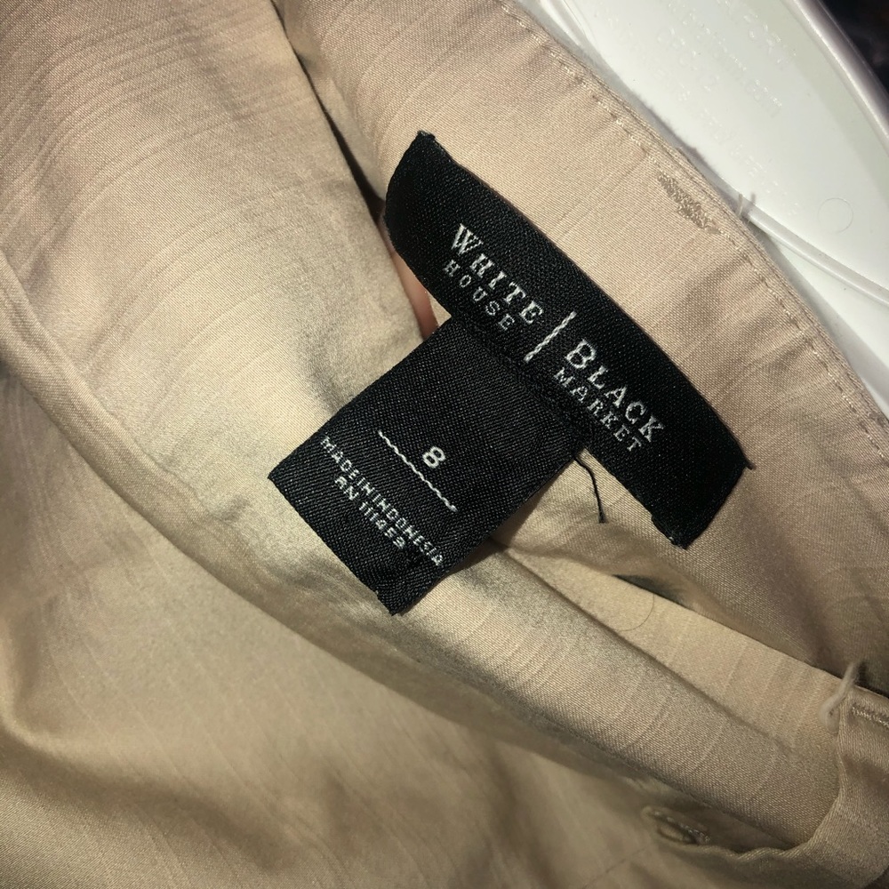 Tan Midi Skirt
